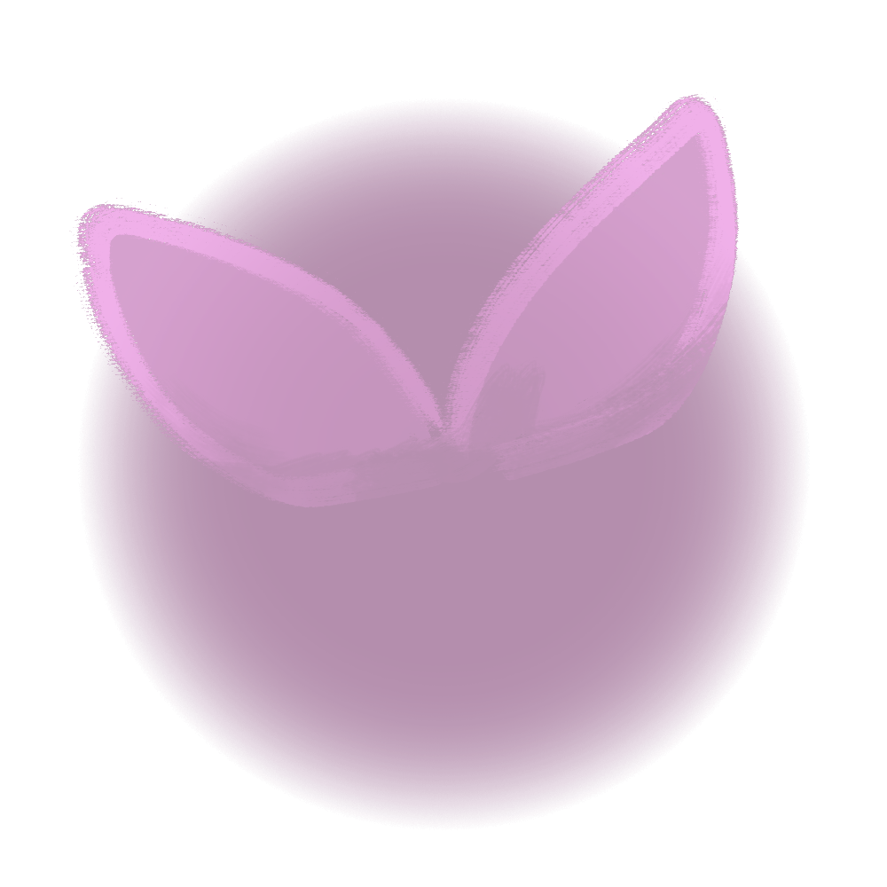 a purple pixie, drawn